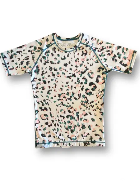 Leopard Half Sleeve Rashguard