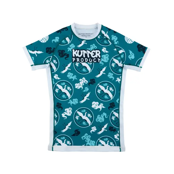 KUTTER PRODUCT CELADON DEEP TEAL BJJ RASH GUARDS
