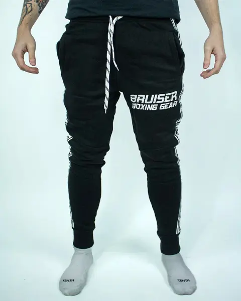 PANTALON BRUISER BOXING GEAR NEGRO.