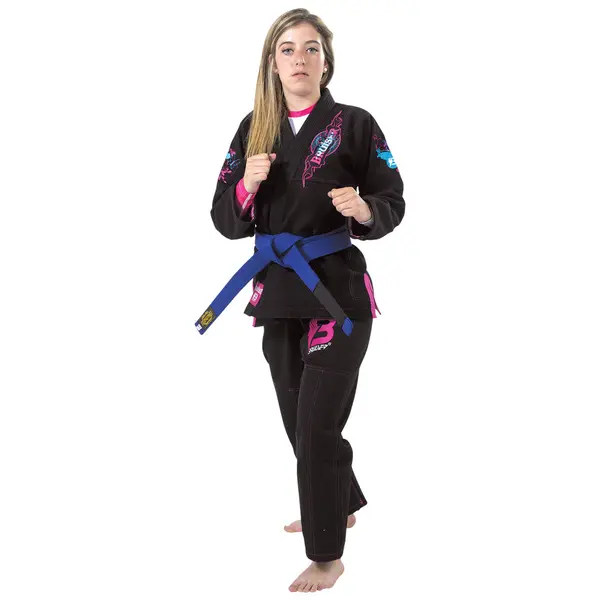 GI DE JIU JITSU BRESILEÑO "PRO FIGHT GIRL" 100% ALGODON