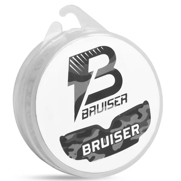 PROTECTOR BUCAL "BRUISER" CAMO NEGRO CON CAJITA