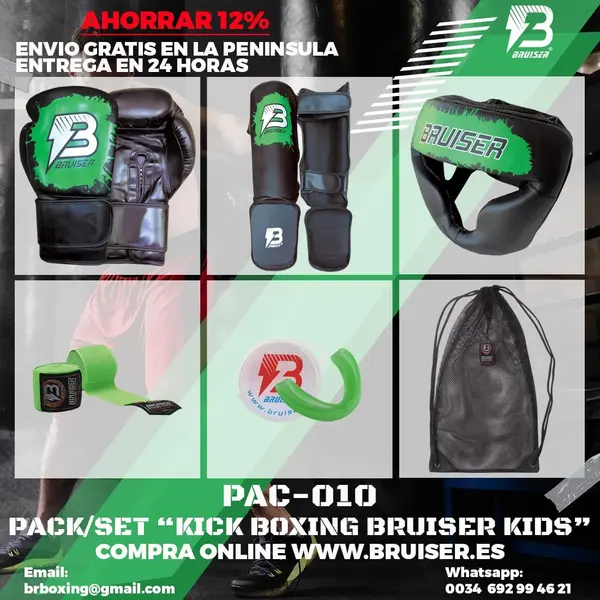 PACK DE “KICK BOXING BRUISER KIDS”