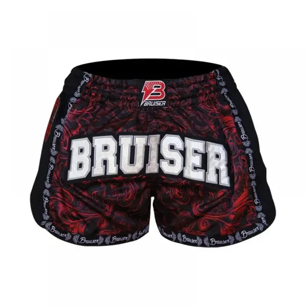 PANTALÓN CORTO BRUISER THAI KICK ROJO