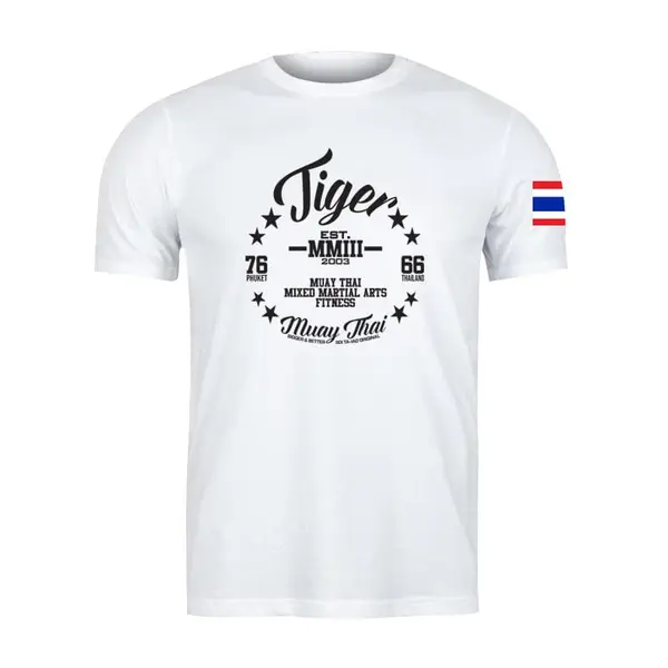 CAMISETA DE TIGER MUAY THAI HOMBRE MANGA CORTA