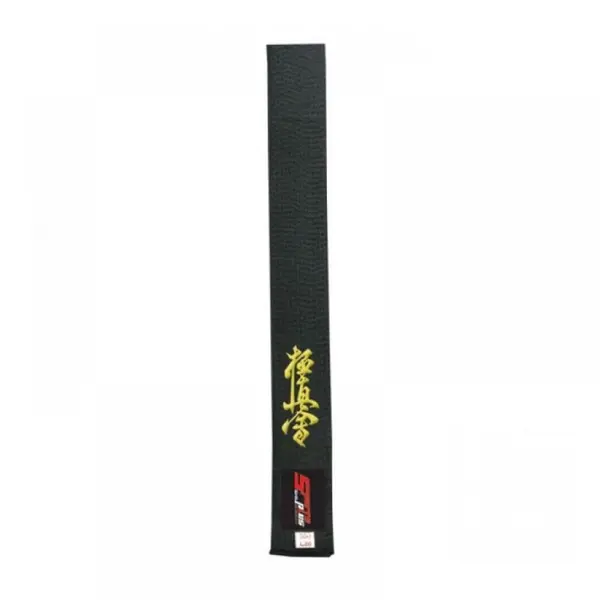 CINTURON ESPECIAL BORDADO KYOKUSHINKAI NEGRO