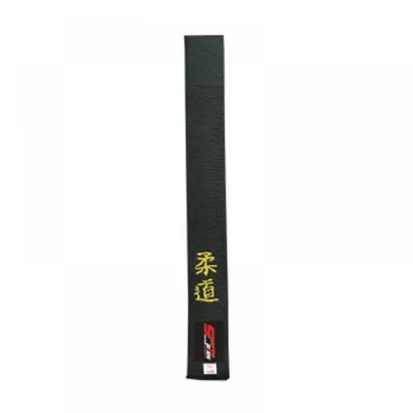 CINTURON ESPECIAL BORDADO JUDO NEGRO