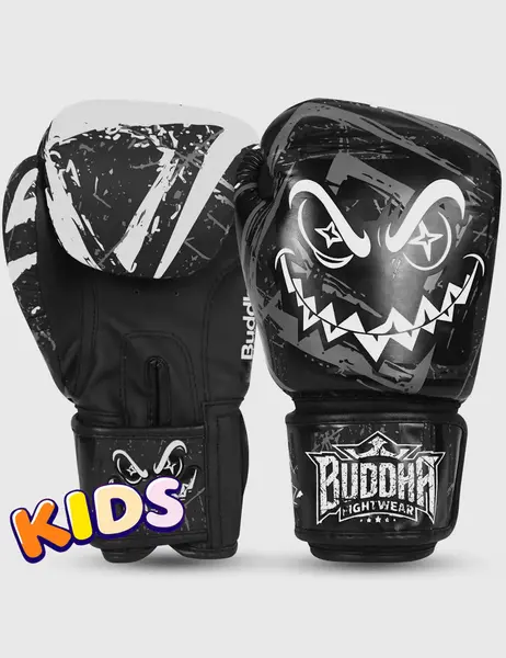 Guantes Infantiles Buddha Creepy Negro