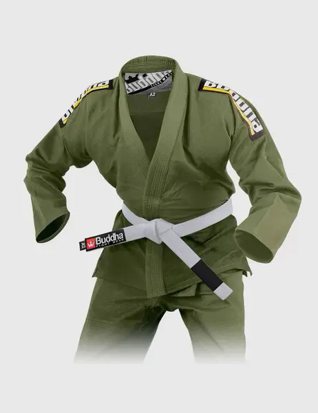 Gi Jiujitsu Buddha Infinity Caqui + Cinturón Blanco