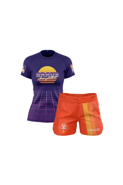 Women Wave 80s Retro No Gi Set