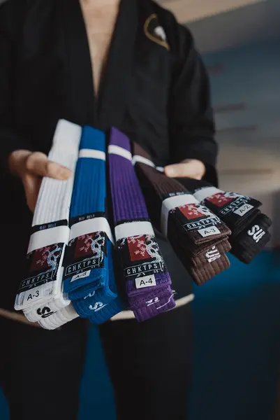 SAKURA SALE / BJJ pásek – Hnědý, Černý