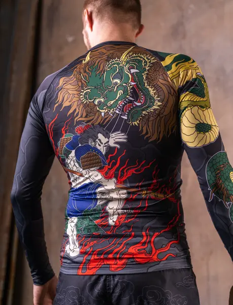 DRAGON / Pánský rashguard s dlouhým rukávem