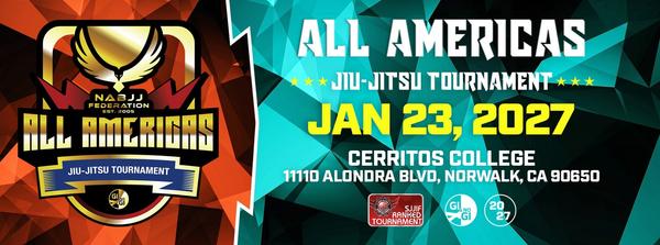 2027 All Americas Jiu Jitsu Tournament
