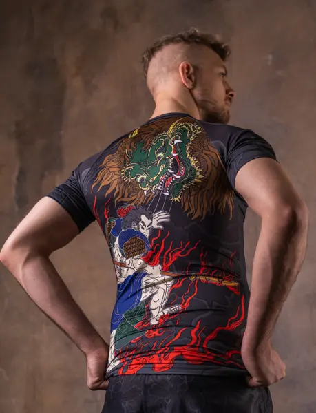 DRAGON / Pánský rashguard s krátkým rukávem