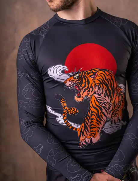 TIGER / Pánský rashguard s dlouhým rukávem