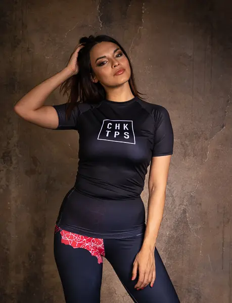 SQUARE / Dámský rashguard s krátkým rukávem