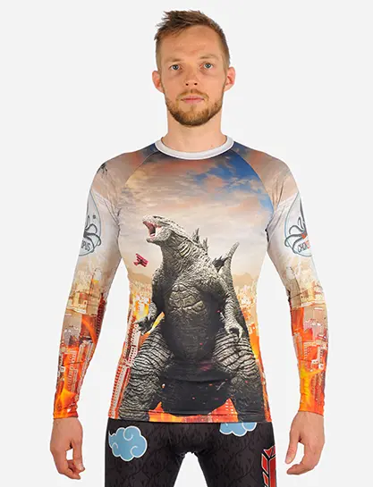BADZILLA / Pánský rashguard s dlouhým rukávem