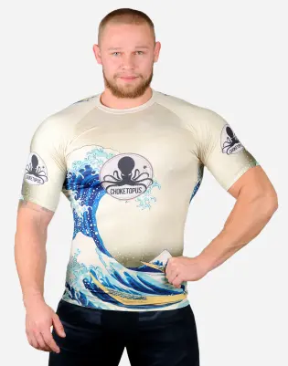 WAVE / Pánský rashguard s krátkým rukávem