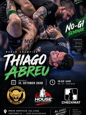 NO-GI Seminar with Thiago Abreu