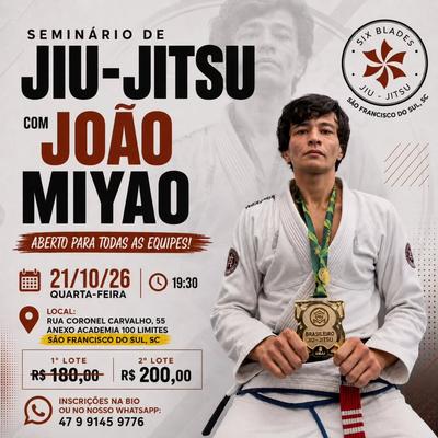 Seminário de Jiu-Jitsu com João Miyao