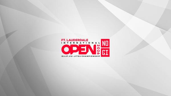 Ft. Lauderdale International Open IBJJF Jiu-Jitsu No-Gi Championship 2026