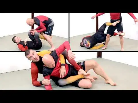 The Shotgun Sweep from No Gi de la Riva by Rob Biernacki