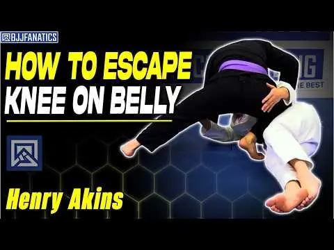 How to Escape Knee on Belly Late Stage by Henry Akins