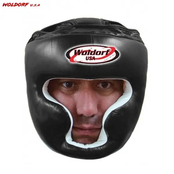 Muay thai Head Gear in leather