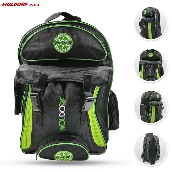 Gym Backpack bag with woldorf logo