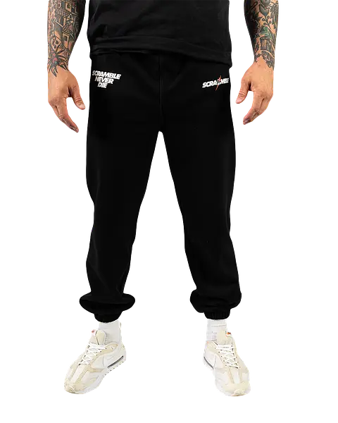 Scramble Never Die Joggers – Black