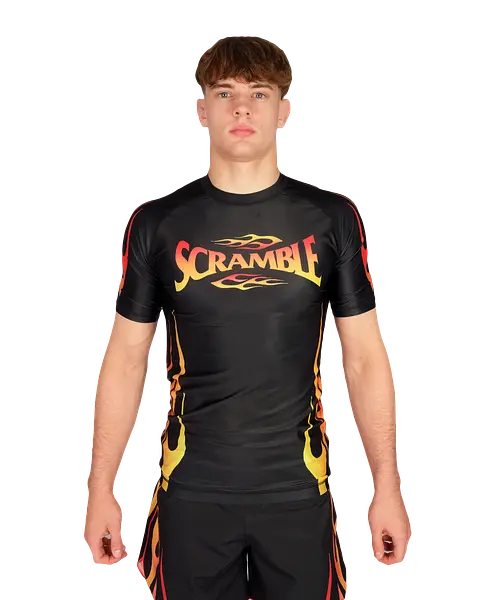 1998 Fire Rashguard – Black