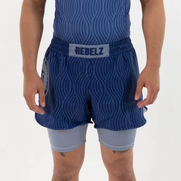 Rebelz Combination Shorts Hinode silver blue