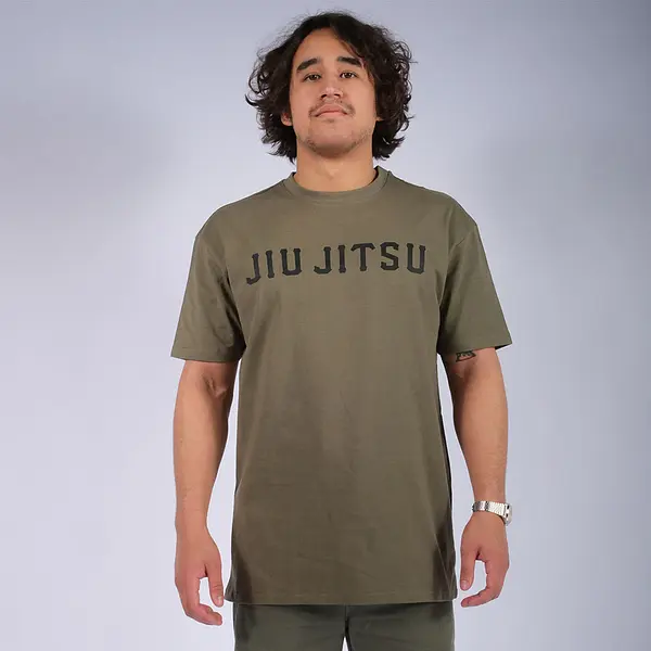 Rebelz T-shirt Jiu Jitsu olive