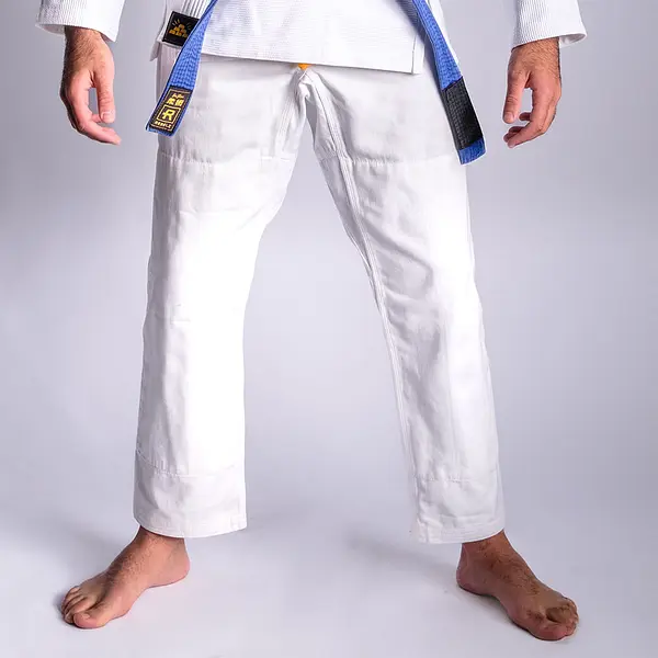 Rebelz BJJ Pants Gold Standard 2 white