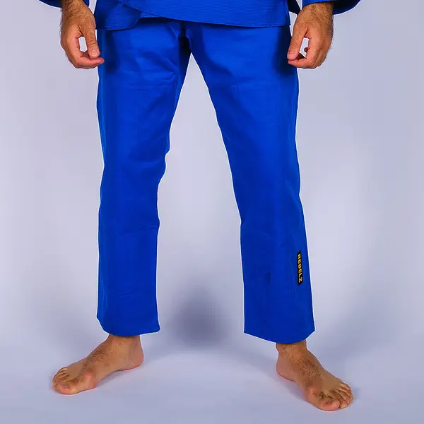 Rebelz BJJ Pants Gold Standard 3 blue