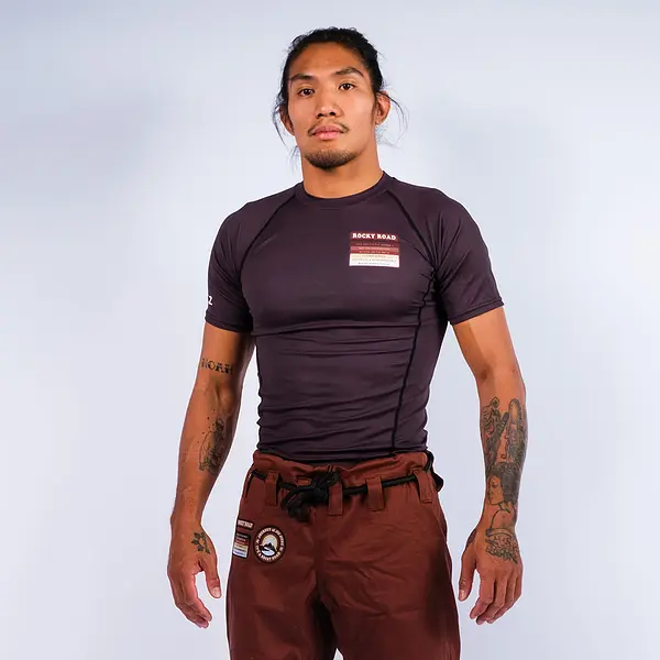 Rebelz Rashguard Men Rocky Road