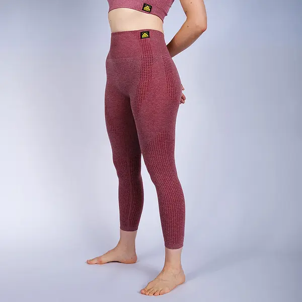 Rebelz Seamless Tights Women Gold Standard red