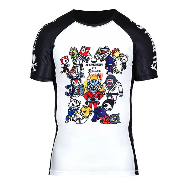 Hyperfly + Tokidoki Rashguard Short Sleeve