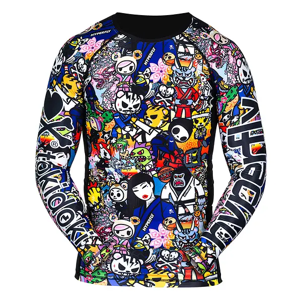 Hyperfly + Tokidoki Rashguard Long Sleeve