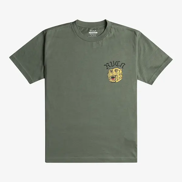 RVCA T-shirt Wild Cat green