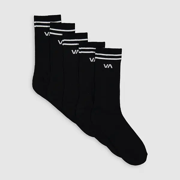 RVCA Sports Socks Union 5-pack