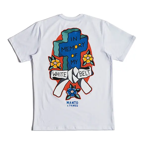 Manto x Panku T-shirt RIP white