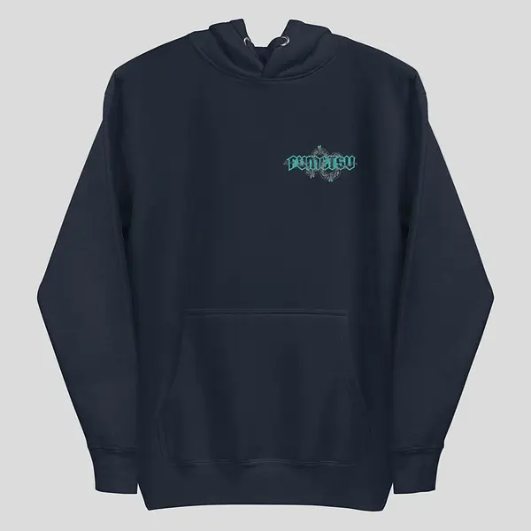 Inked - Snake Hoodie Navy/Teal