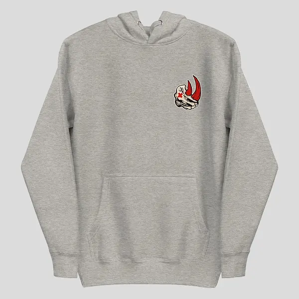 Rhino Hoodie Grey
