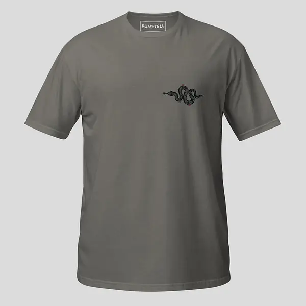Inked - Snake T-Shirt Charcoal/Red