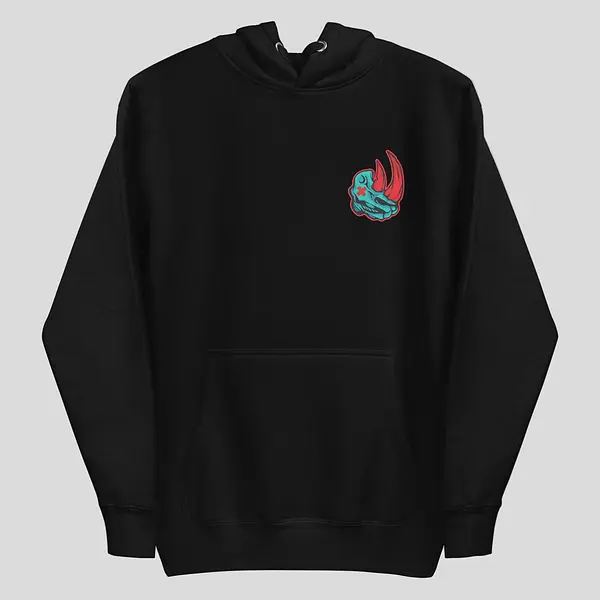 Rhino Hoodie Black/Blue/Red