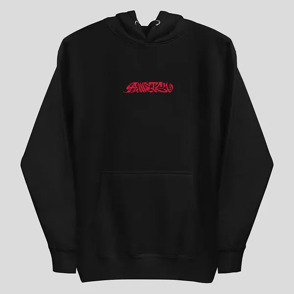 Ikigai Hoodie Black/Red