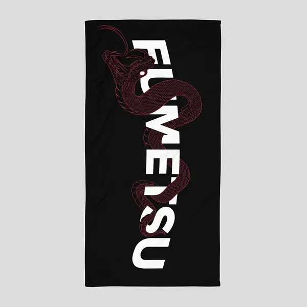 Anaconda Large Towel Black