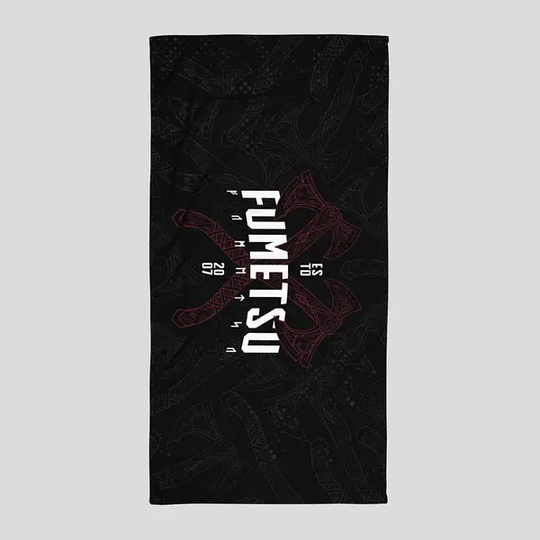 Berserker Large Towel Black