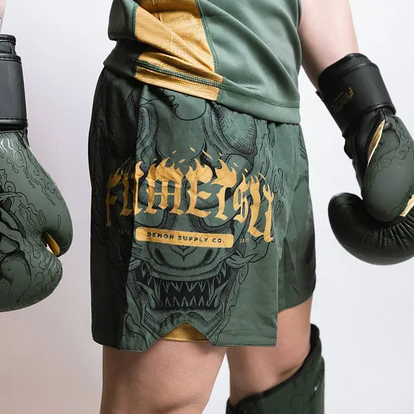 Oni Dual Layer Shorts Khaki/Gold/Black