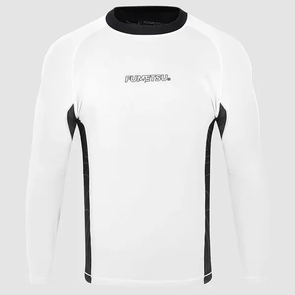 Icon Long Sleeve Rash Guard White/Black